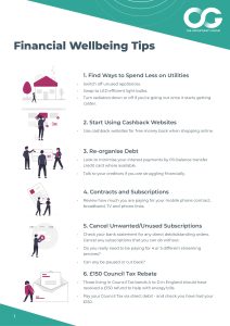 Financial Wellbeing Top Tips